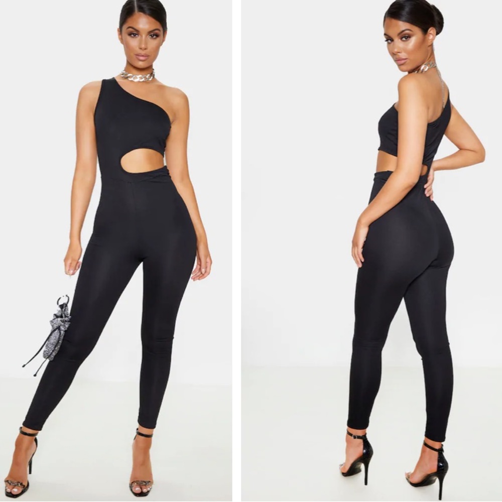 NWT black cutout jumpsuit